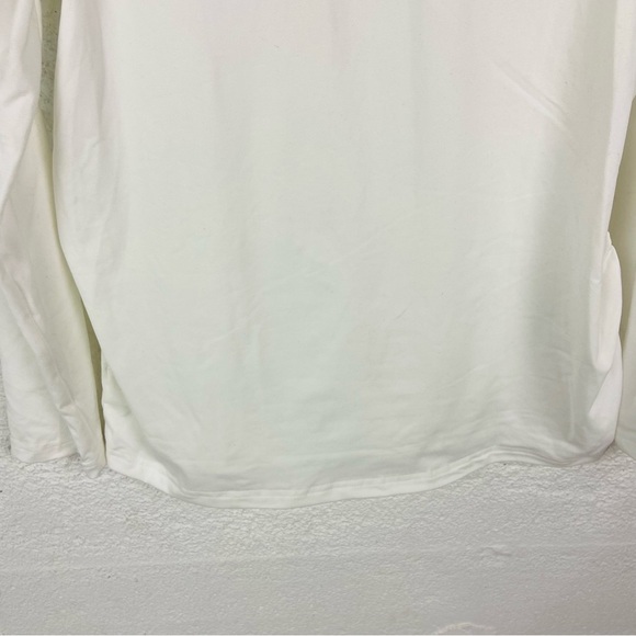 SHEIN Classic White Long Sleeve stretch maternity Shirt Size large maternity - Picture 5 of 10